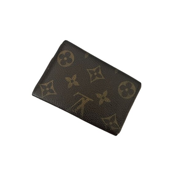 LOUIS VUITTON Vintage Logo Leather Logo Key Holder Case - Picture 2 of 8